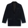 d-reger-d Blazer in lightly treated denim