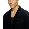 d-reger-d Blazer in lightly treated denim