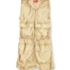 d-resden Cargo dress in treated viscose-nylon
