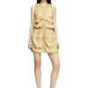 d-resden Cargo dress in treated viscose-nylon
