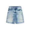 d-rixford-s Denim shorts with lyrics print