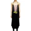 d-shany-long Sleeveless tank dress with lyrics print