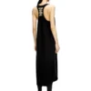 d-shany-long Sleeveless tank dress with lyrics print