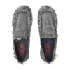 d-shock moc D-Shock-Distressed denim loafers