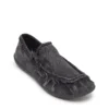 d-shock moc D-Shock-Distressed denim loafers