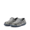 d-shock moc D-Shock-Distressed denim loafers