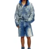 d-shorty-fse Shorts in peel-off denim