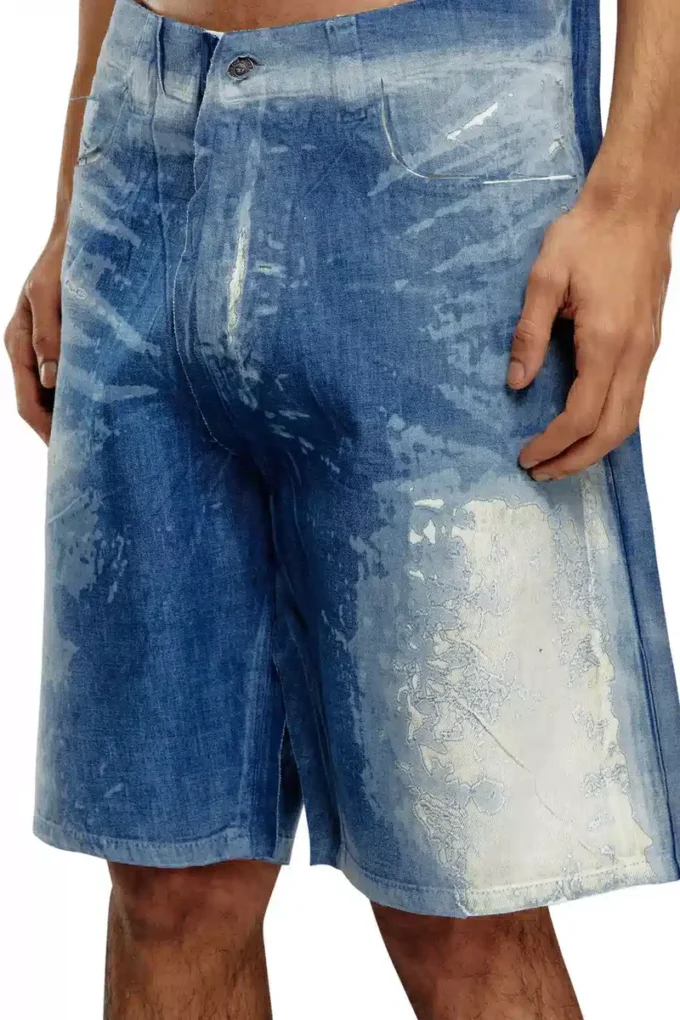 d-shorty-fse Shorts in peel-off denim