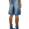 d-shorty-fse Shorts in peel-off denim