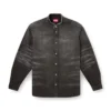 d-simply-fsh Shirt in distressed honeycomb denim