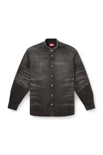 d-simply-fsh Shirt in distressed honeycomb denim