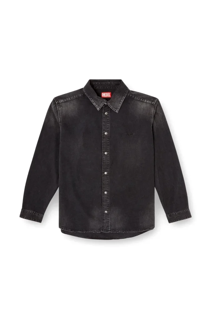 d-simply Long-sleeve denim shirt