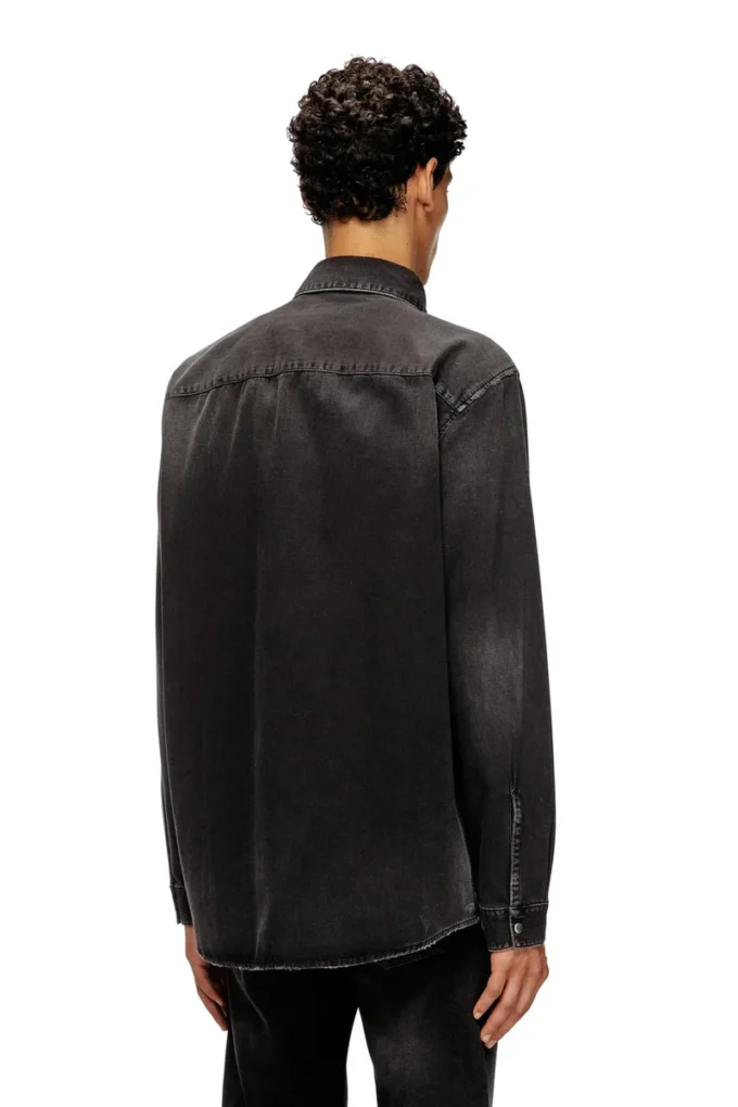 d-simply Long-sleeve denim shirt