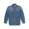 d-simply-s15 Denim shirt with back embroidery