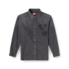 d-simply-s15 Denim shirt with embroidered emblem