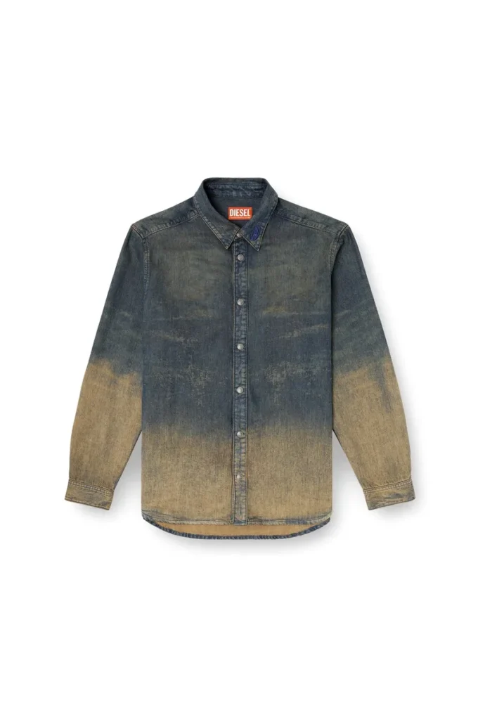 d-simply-s8 Shirt in fluid shaded denim
