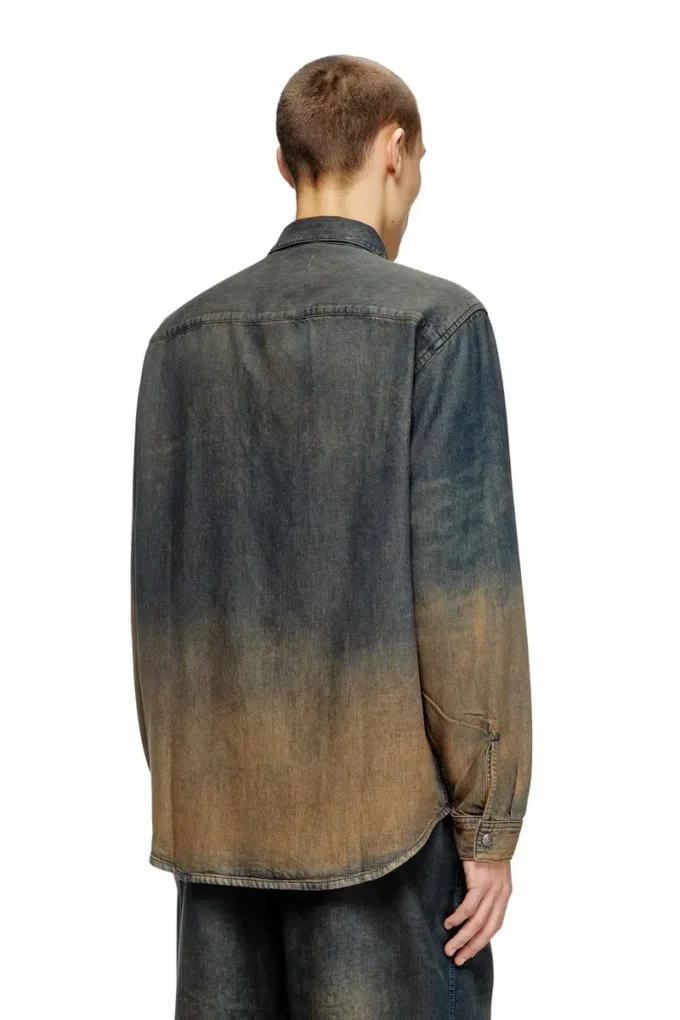 d-simply-s8 Shirt in fluid shaded denim