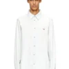 d-simply Shirt in bleach-effect denim