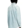 d-simply Shirt in bleach-effect denim