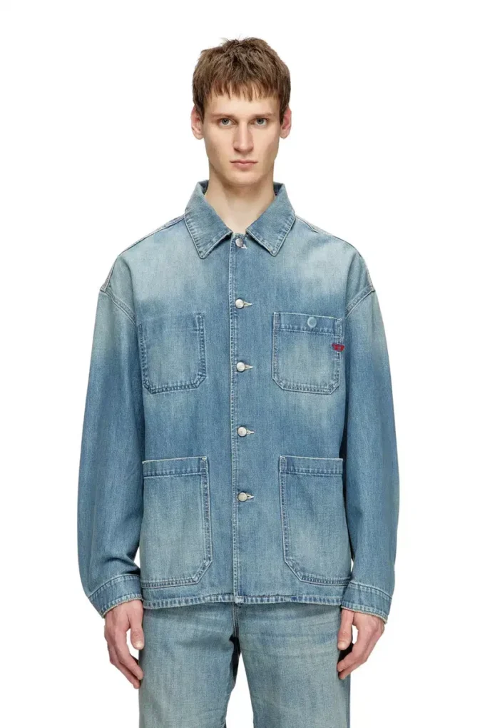d-stack-u Utility-style denim jacket