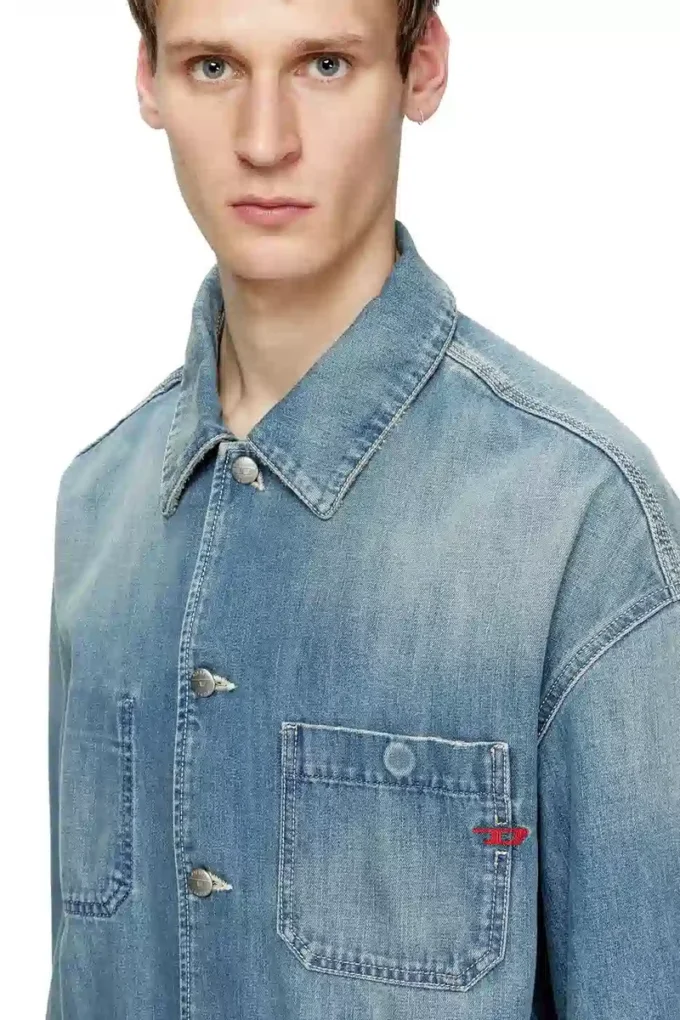 d-stack-u Utility-style denim jacket