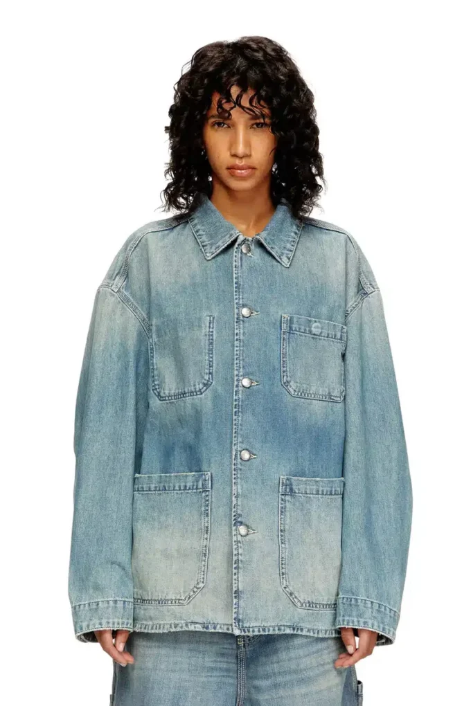 d-stack-u Utility-style denim jacket