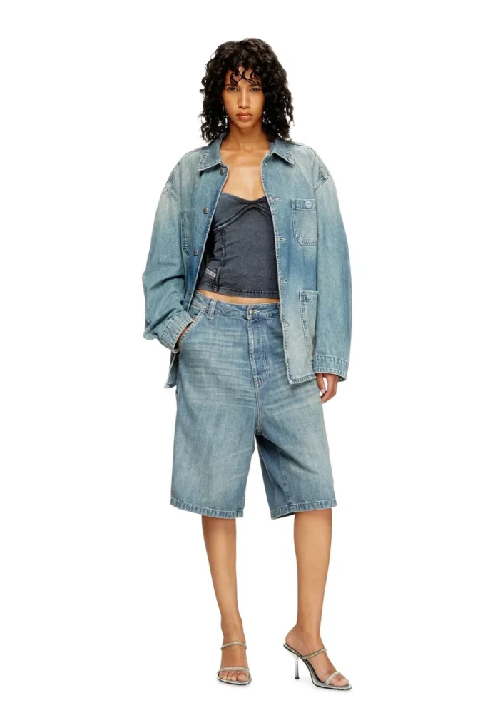 d-stack-u Utility-style denim jacket