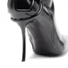d-ten&half hb D-Ten&Half-Glossy knee-high boots with curved heel