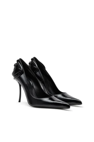d-ten&half p D-Ten&Half-Glossy pumps with curved heel