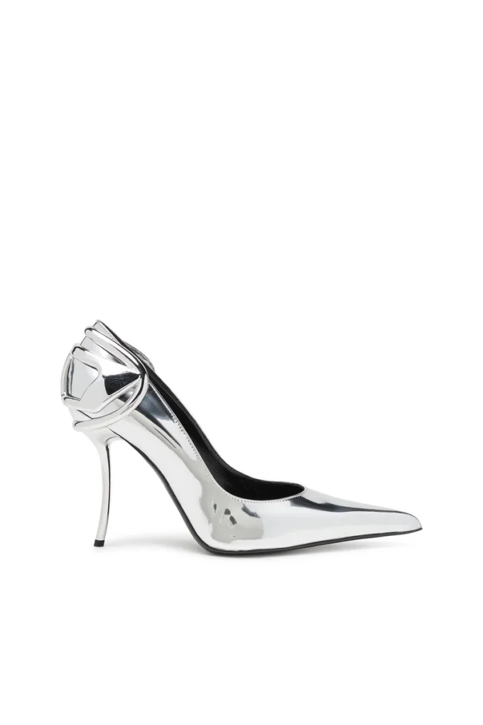 d-ten&half p D-Ten&Half-Metallic pumps with curved heel