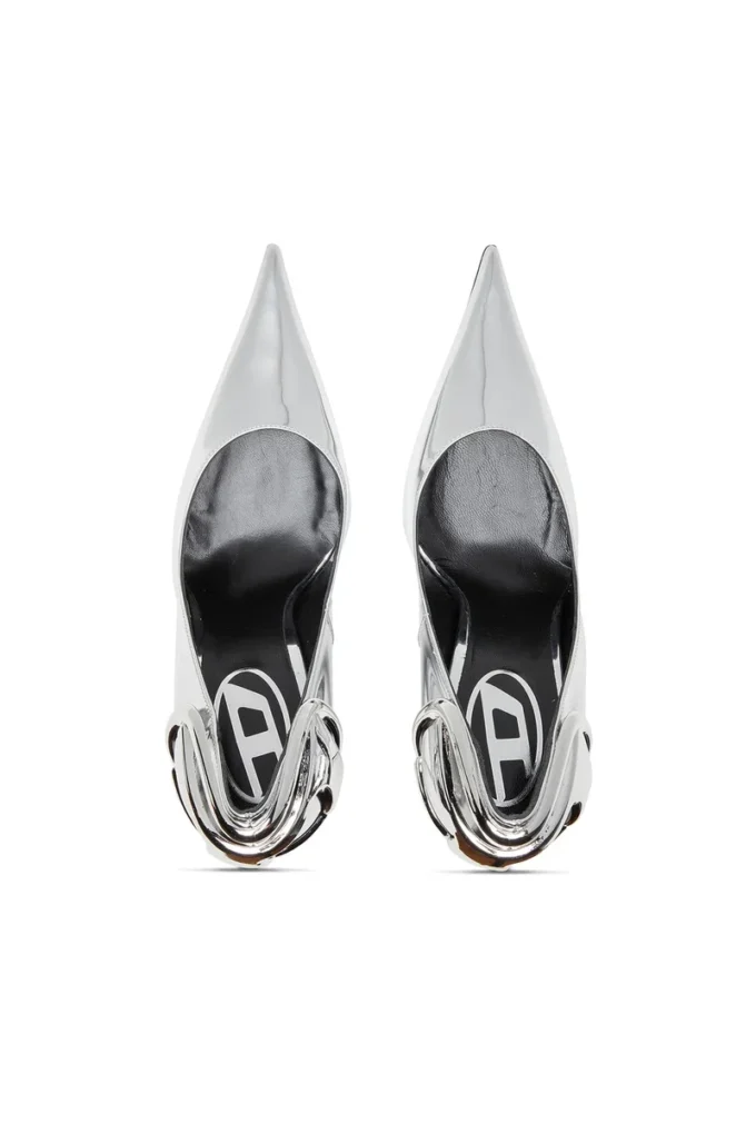 d-ten&half p D-Ten&Half-Metallic pumps with curved heel