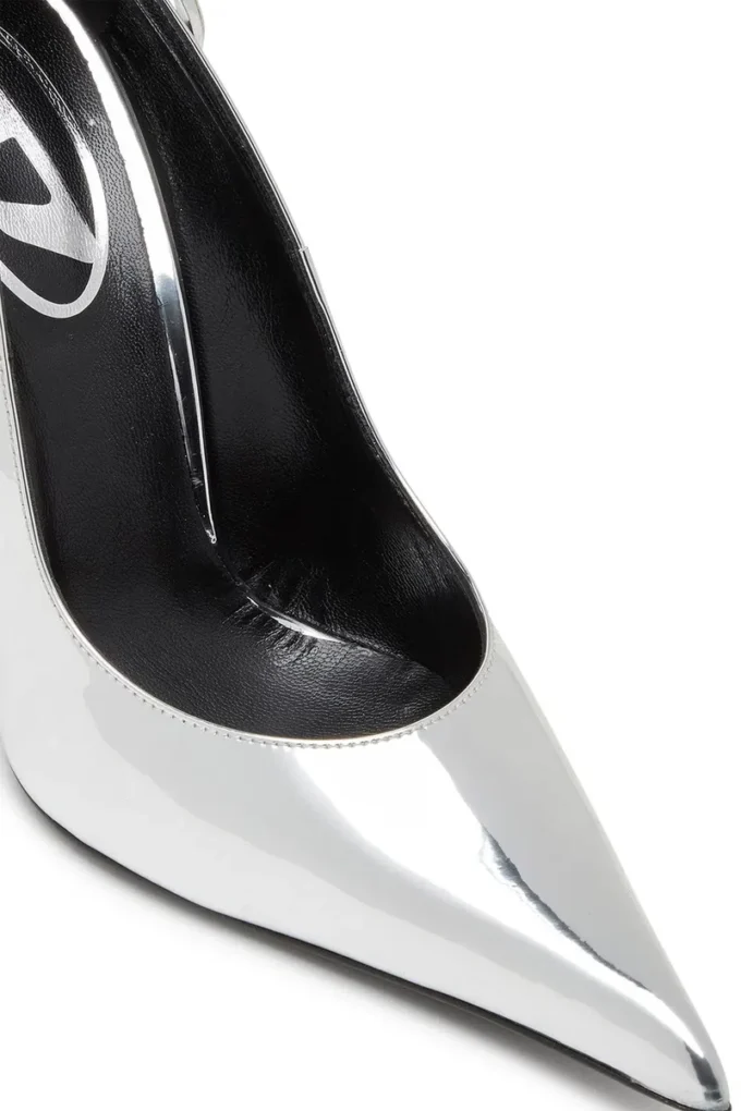 d-ten&half p D-Ten&Half-Metallic pumps with curved heel