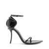 d-ten&half sandal D-Ten&Half-Stiletto sandals in patent leather and satin