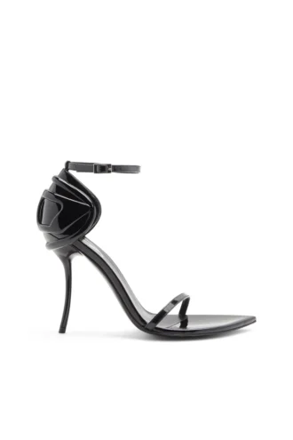 d-ten&half sandal D-Ten&Half-Stiletto sandals in patent leather and satin