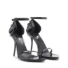d-ten&half sandal D-Ten&Half-Stiletto sandals in patent leather and satin