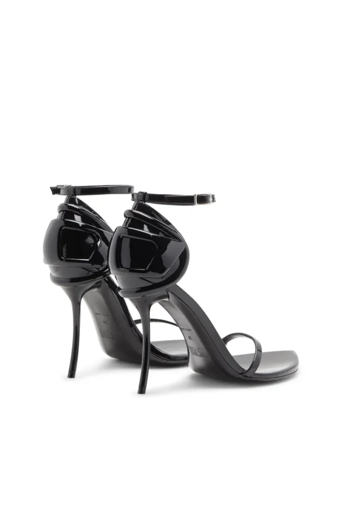 d-ten&half sandal D-Ten&Half-Stiletto sandals in patent leather and satin