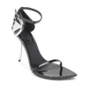 d-ten&half sandal D-Ten&Half-Stiletto sandals in patent leather and satin