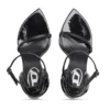 d-ten&half sandal D-Ten&Half-Stiletto sandals in patent leather and satin
