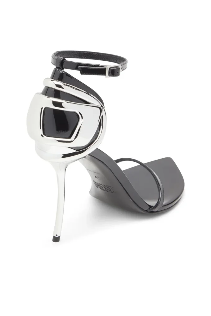 d-ten&half sandal D-Ten&Half-Stiletto sandals in patent leather and satin