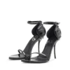 d-ten&half sandal D-Ten&Half-Stiletto sandals in patent leather and satin