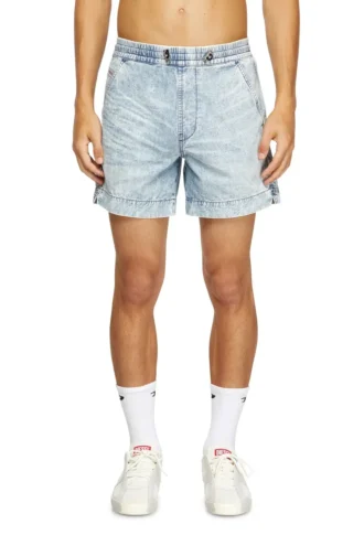 d-tenni-s Shorts in marbled denim
