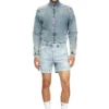 d-tenni-s Shorts in marbled denim