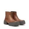 d-tex bt D-Tex-Oiled leather ankle boots with split sole