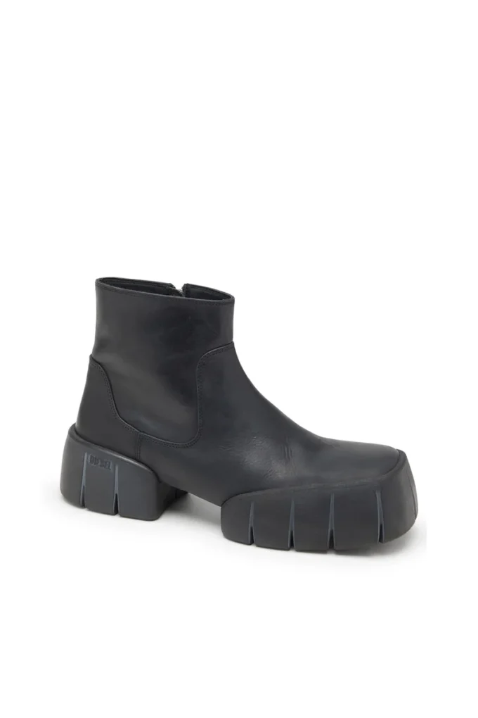 d-tex bt D-Tex-Oiled leather ankle boots with split sole