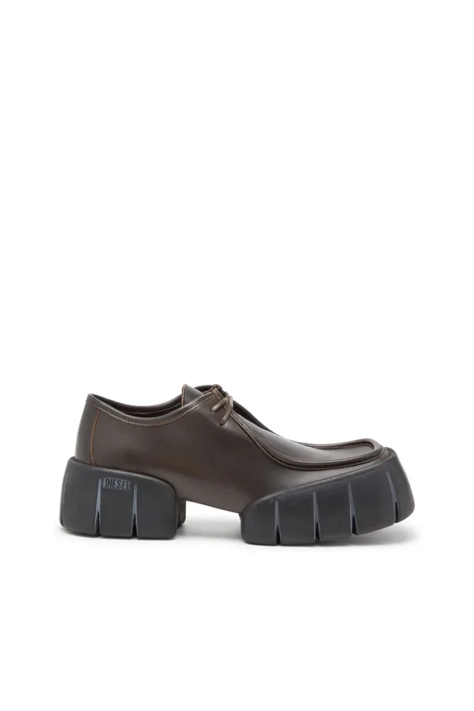 d-tex wb D-Tex-Moccasin-style shoes in brushed leather