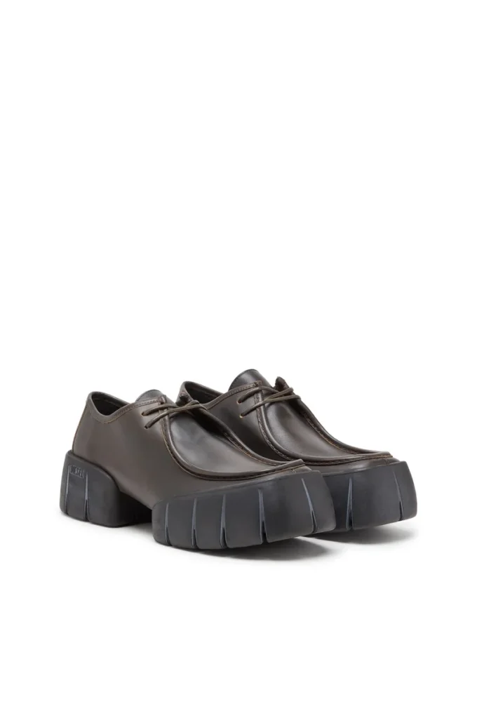 d-tex wb D-Tex-Moccasin-style shoes in brushed leather