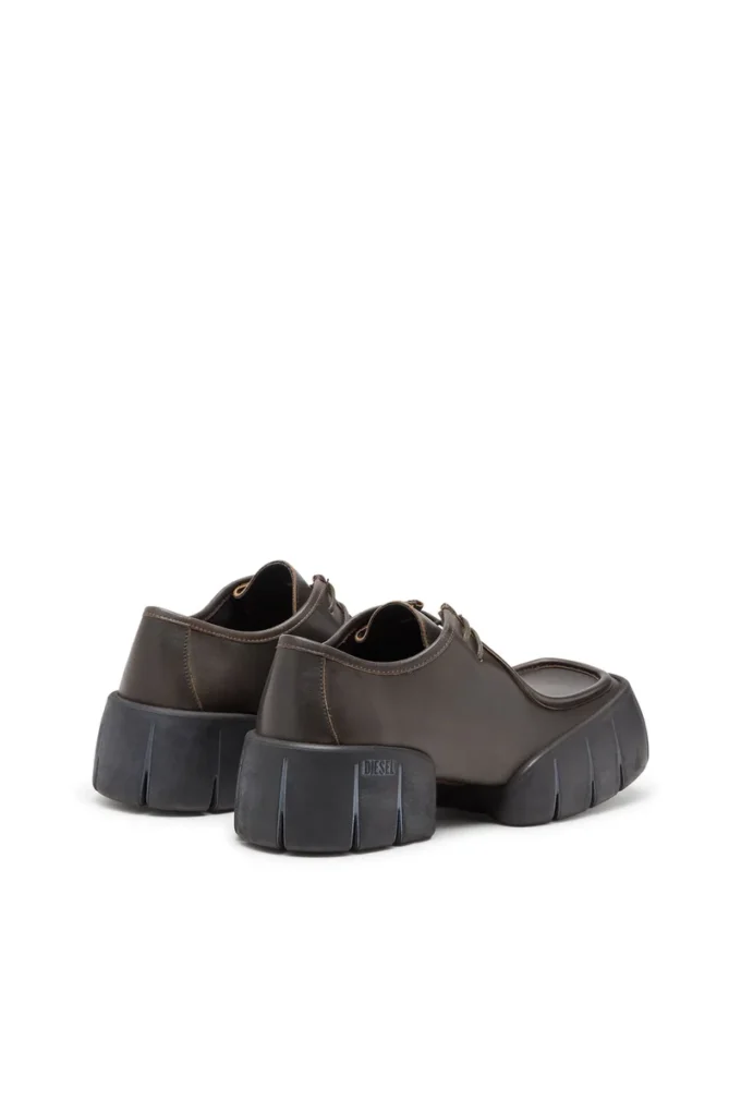 d-tex wb D-Tex-Moccasin-style shoes in brushed leather