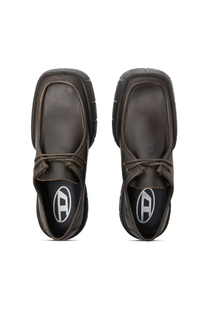 d-tex wb D-Tex-Moccasin-style shoes in brushed leather