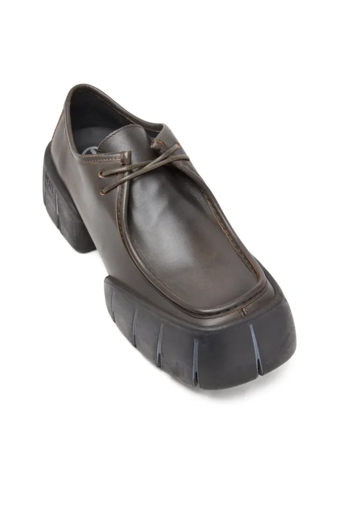 d-tex wb D-Tex-Moccasin-style shoes in brushed leather