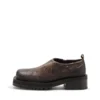 d-texan clog D-Texan-Zipped shoes in distressed crackled suede